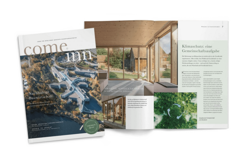 Einblick in die Zeitschrift Come Inn