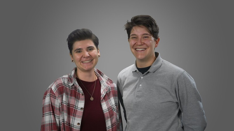 Unser neuen Mitarbeiterinnen Marlen Pfeiffer (links) und Emily Reeve